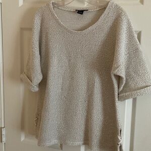 Robert Louis Cream Textured Tunic